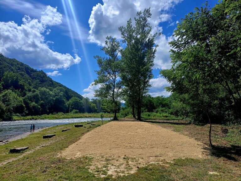 Mała przemiana naszej łąckiej plaży